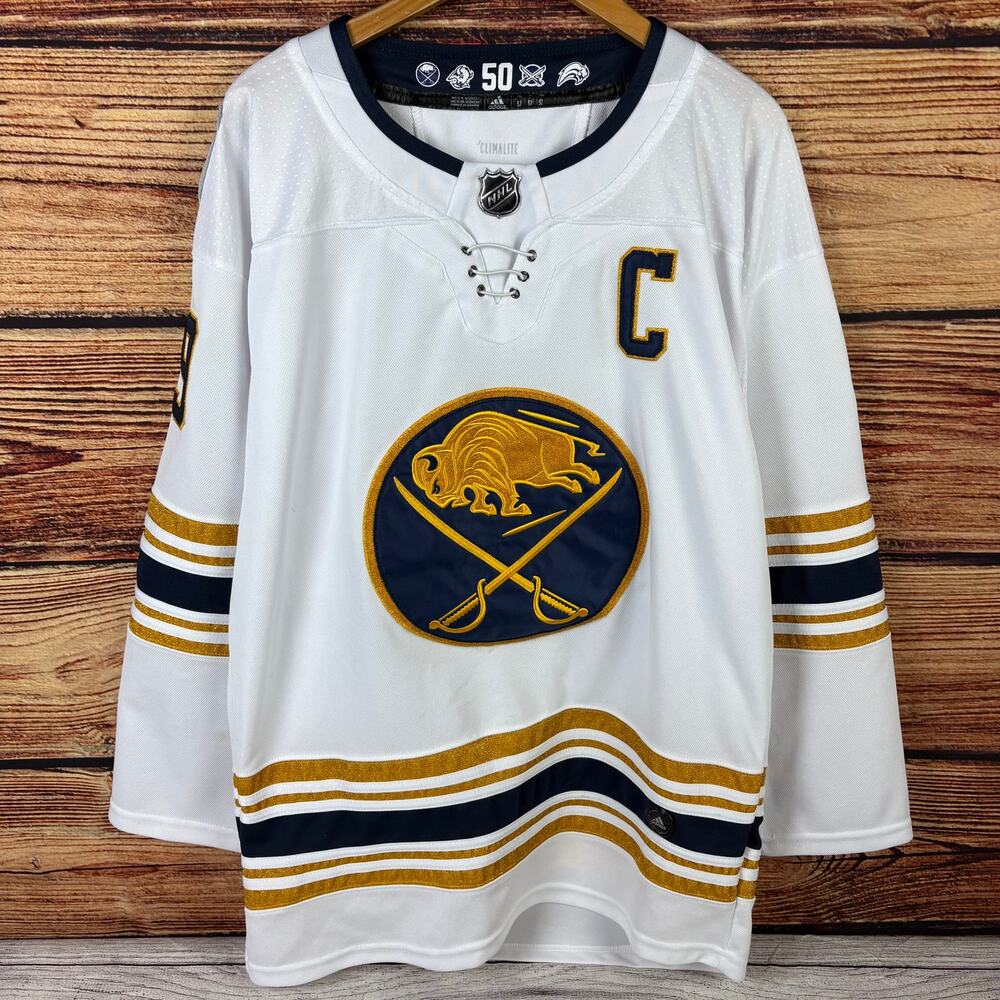Adidas Buffalo Sabres 50th Anniversary Jack Eichel Hockey Jersey